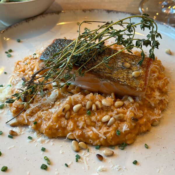 Bild Lachs auf Reis
